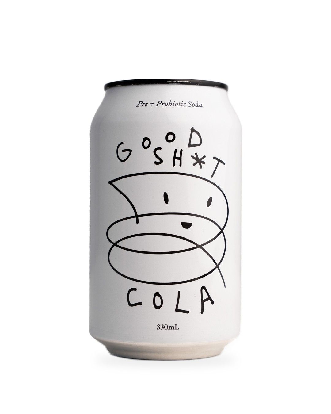 Good Sh*t Cola can on a pure white background